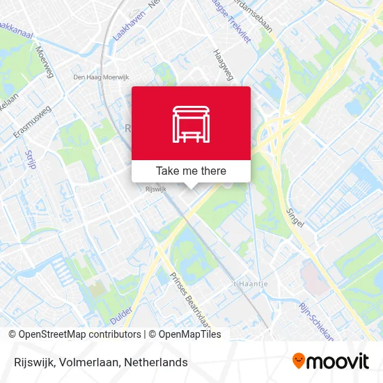 Rijswijk, Volmerlaan Karte