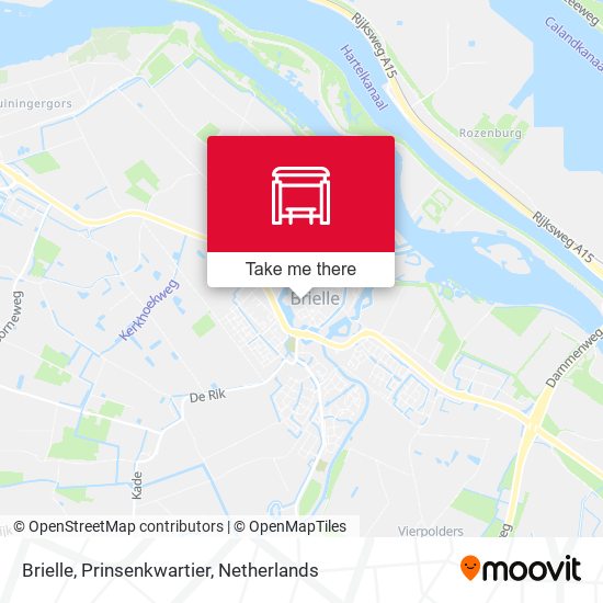 Brielle, Prinsenkwartier map