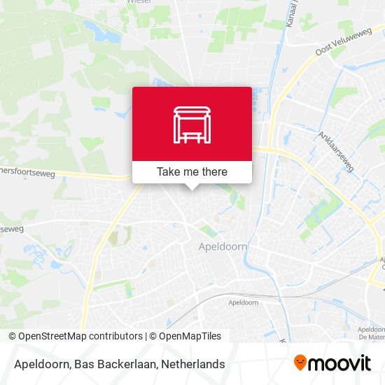 Apeldoorn, Bas Backerlaan map