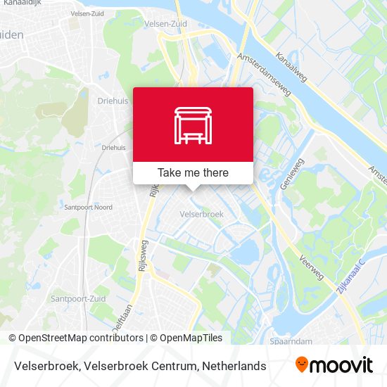 Velserbroek, Velserbroek Centrum map