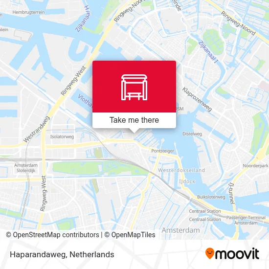 Haparandaweg map