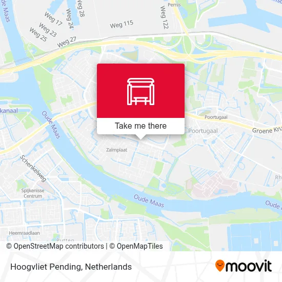 Hoogvliet Pending map