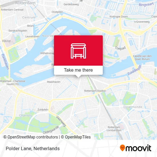 Polderlaan map
