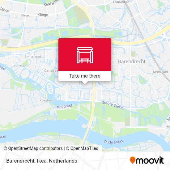 Barendrecht, Ikea map