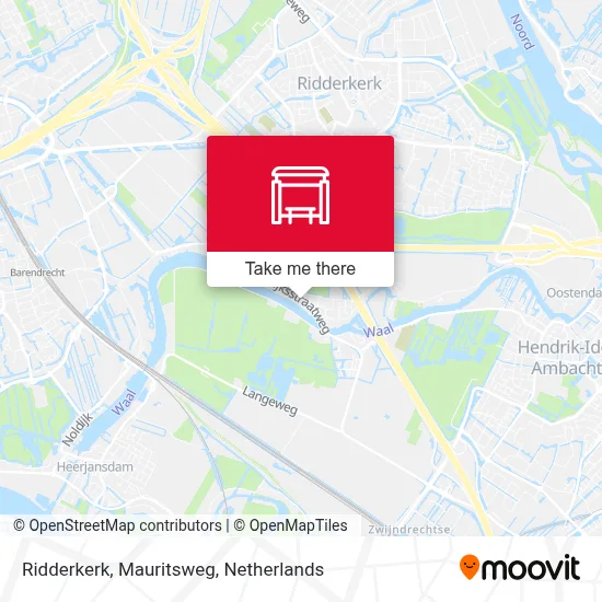 Ridderkerk, Mauritsweg map
