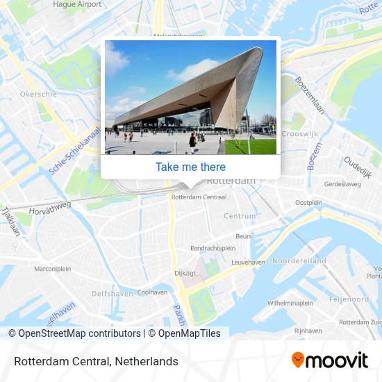 Rotterdam Centraal map
