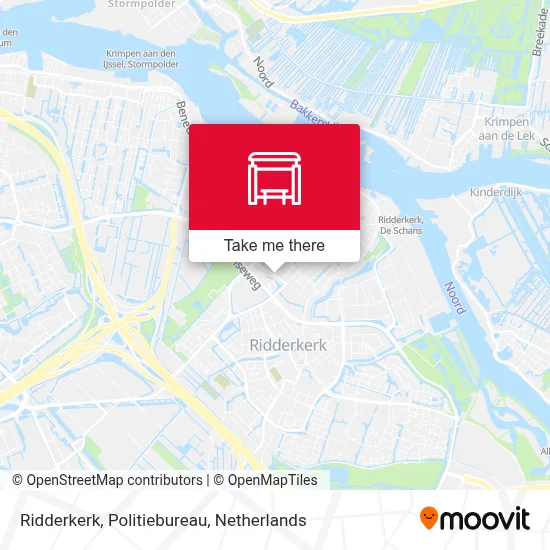 Ridderkerk, Politiebureau map