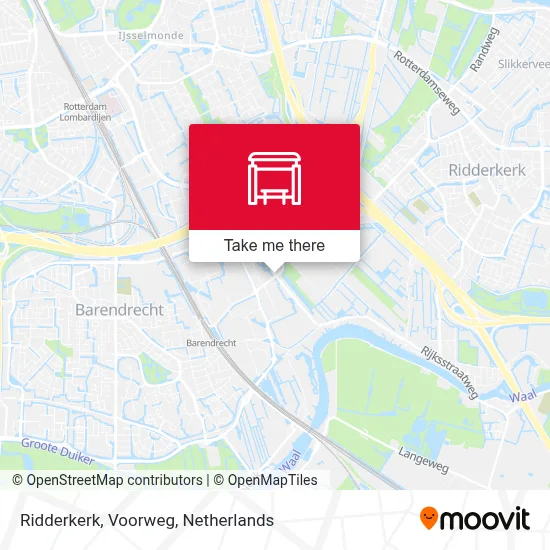 Ridderkerk, Voorweg map