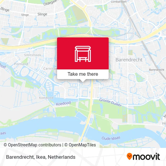 Barendrecht, Ikea map