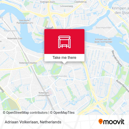 Adriaan Volkerlaan map