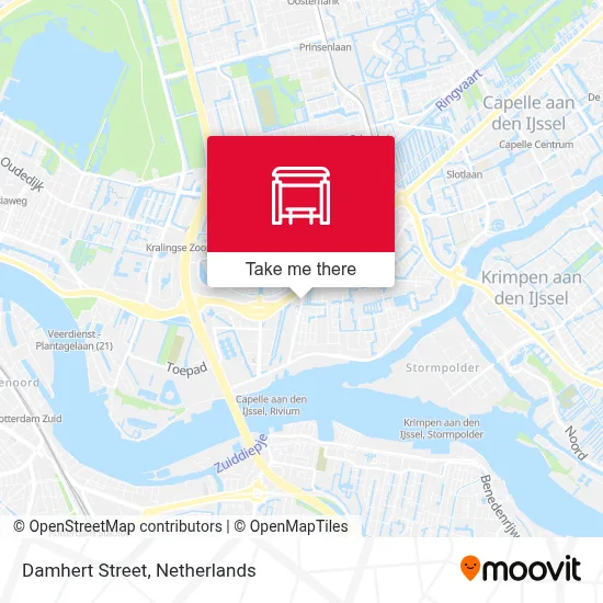 Damhertstraat map