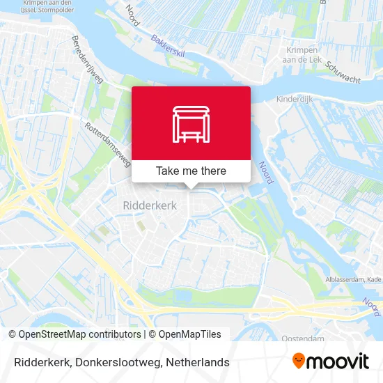 Ridderkerk, Donkerslootweg map