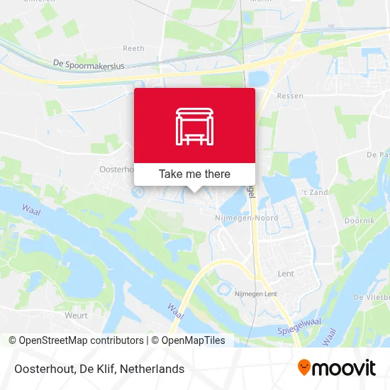 Oosterhout, De Klif map