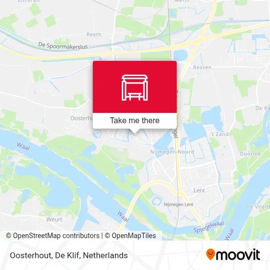 Oosterhout, De Klif map