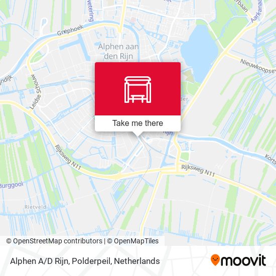 Alphen A/D Rijn, Polderpeil map