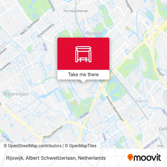 Rijswijk, Albert Schweitzerlaan Karte