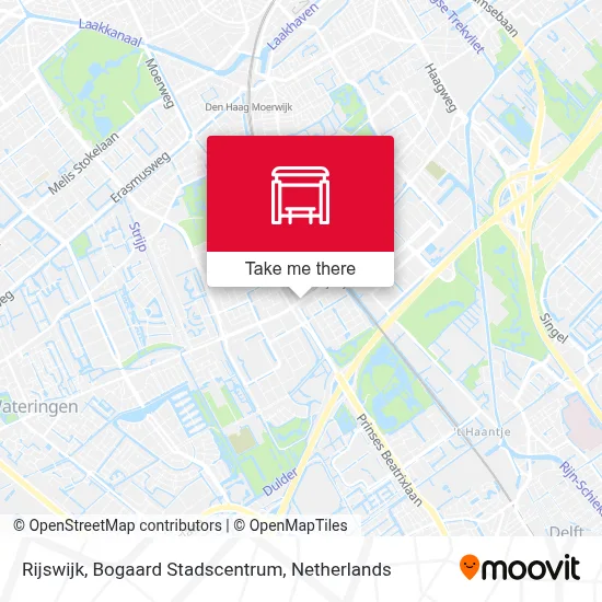 Rijswijk, Bogaard Stadscentrum Karte