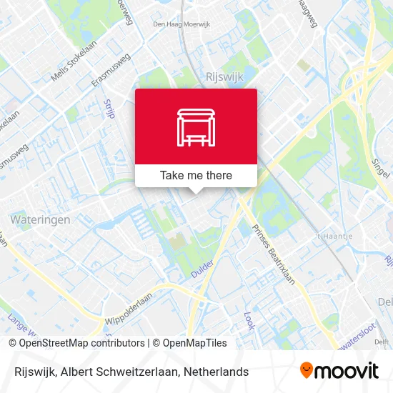 Rijswijk, Albert Schweitzerlaan Karte