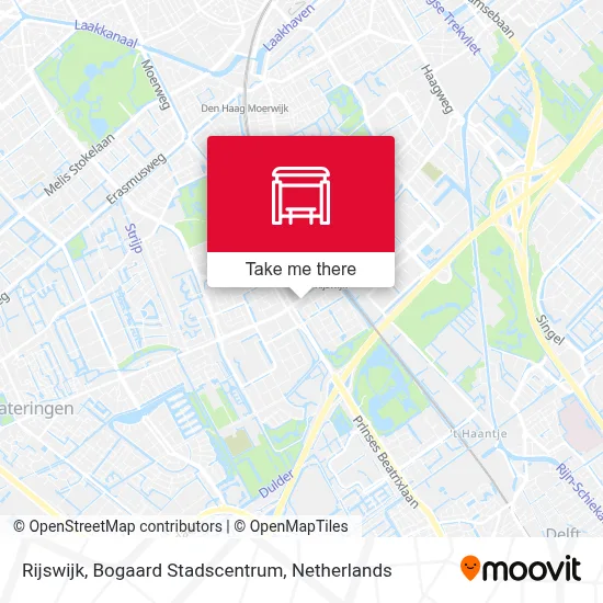 Rijswijk, Bogaard Stadscentrum map