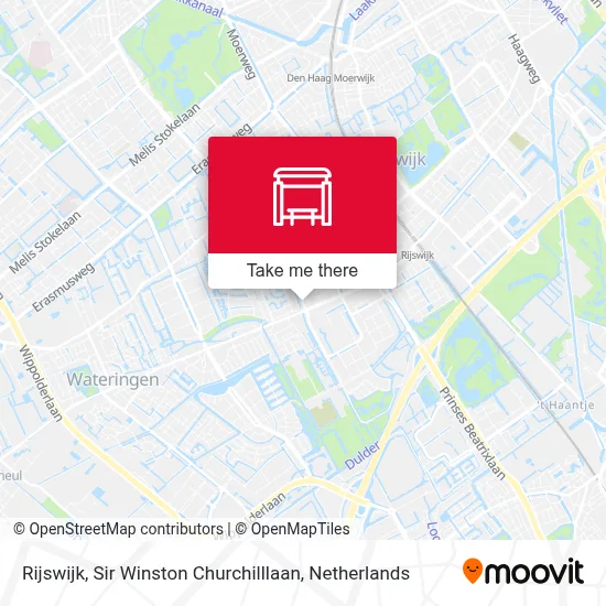 Rijswijk, Sir Winston Churchilllaan Karte