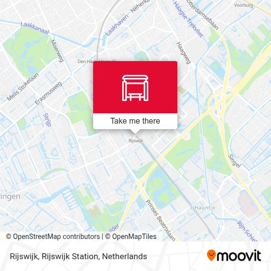 Rijswijk, Rijswijk Station map