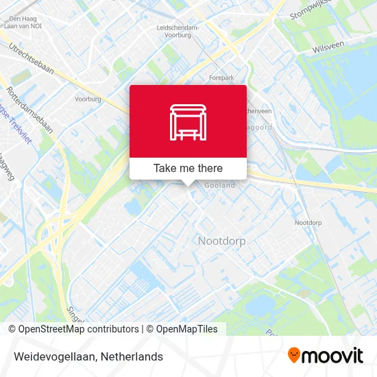 Weidevogellaan Karte