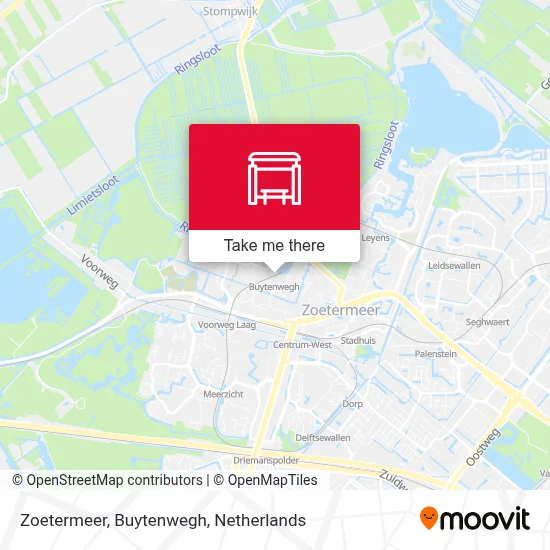 Zoetermeer, Buytenwegh map