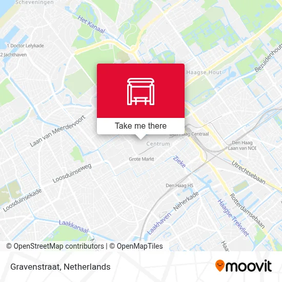 Gravenstraat Karte