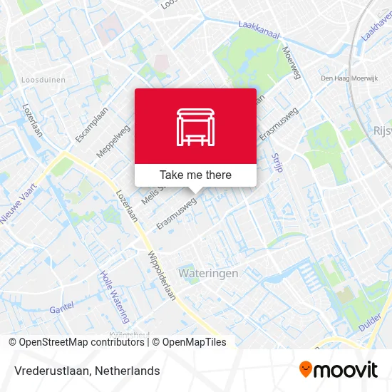 Vrederustlaan map