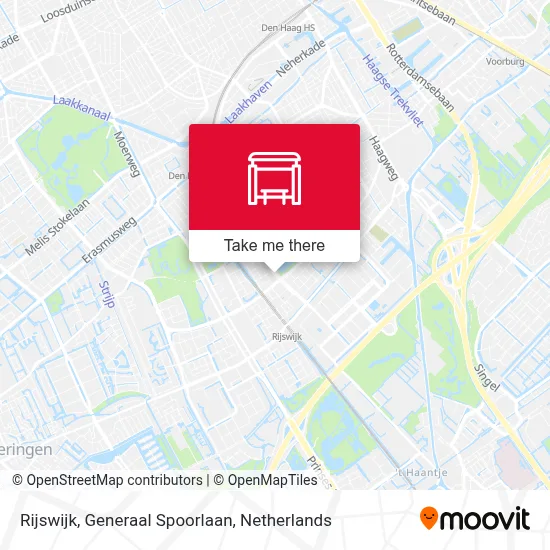 Rijswijk, Generaal Spoorlaan map