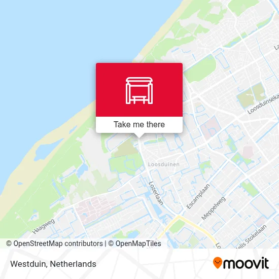 Westduin map