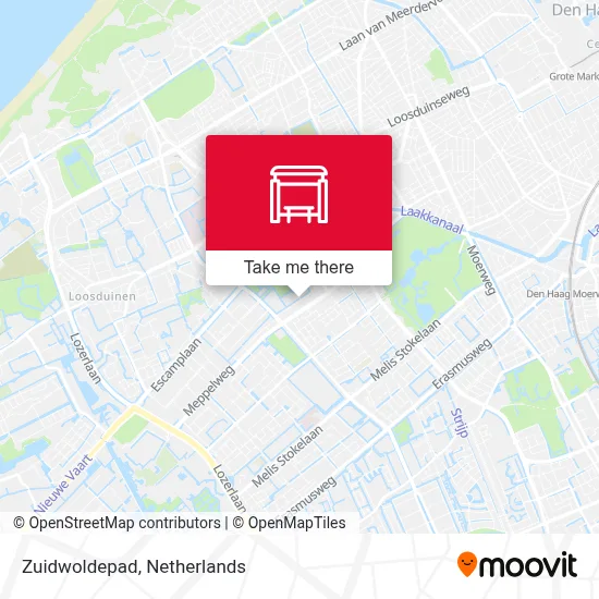 Zuidwoldepad Karte