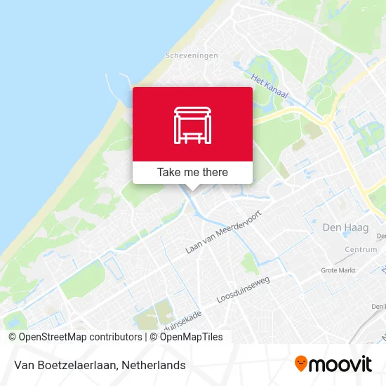 Van Boetzelaerlaan map