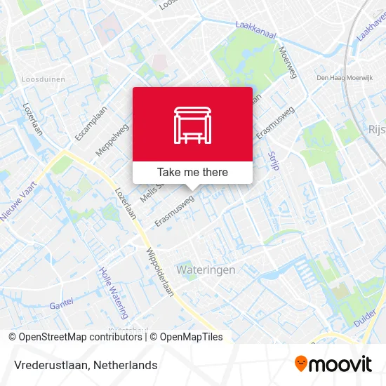 Vrederustlaan Karte