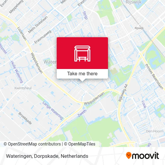 Wateringen, Dorpskade map