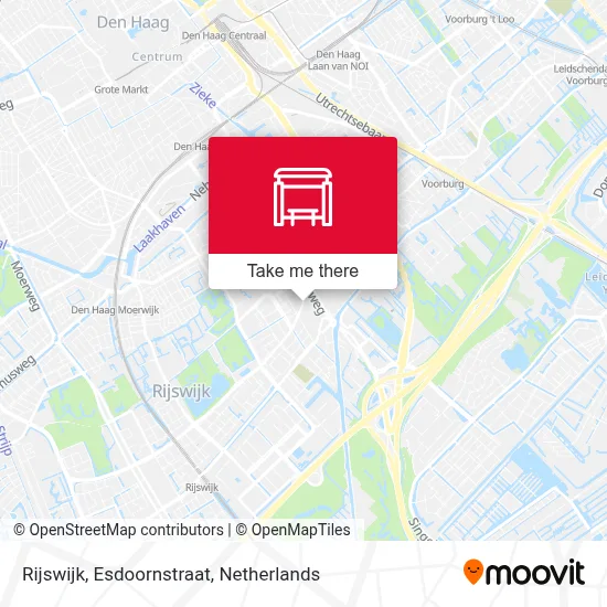 Rijswijk, Esdoornstraat Karte