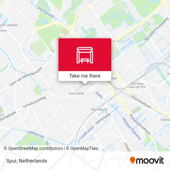 Spui map