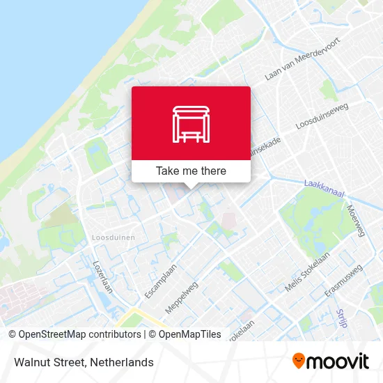 Walnootstraat Karte