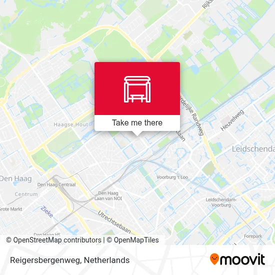 Reigersbergenweg map