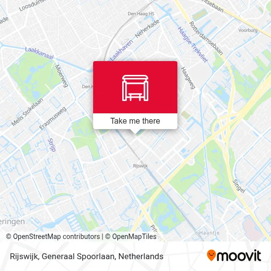 Rijswijk, Generaal Spoorlaan map