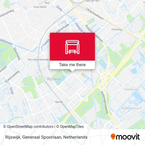 Rijswijk, Generaal Spoorlaan Karte