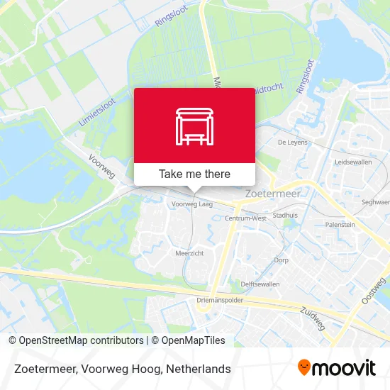 Zoetermeer, Voorweg Hoog map