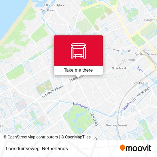 Loosduinseweg Karte