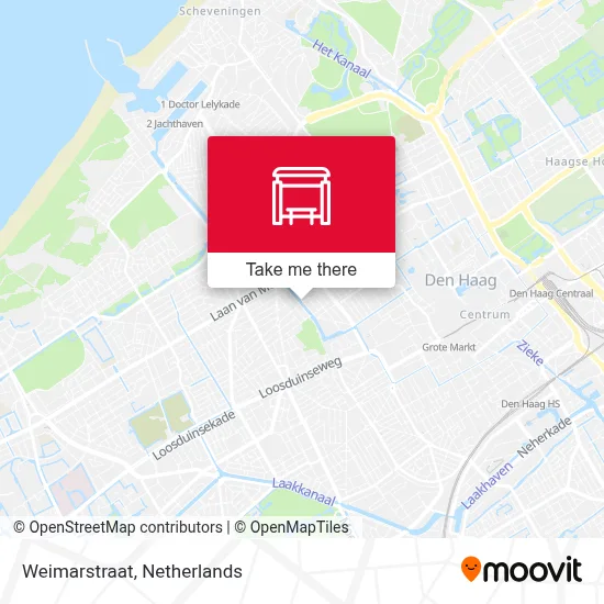 Weimarstraat Karte