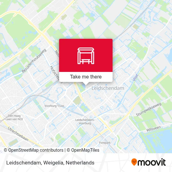 Leidschendam, Weigelia map