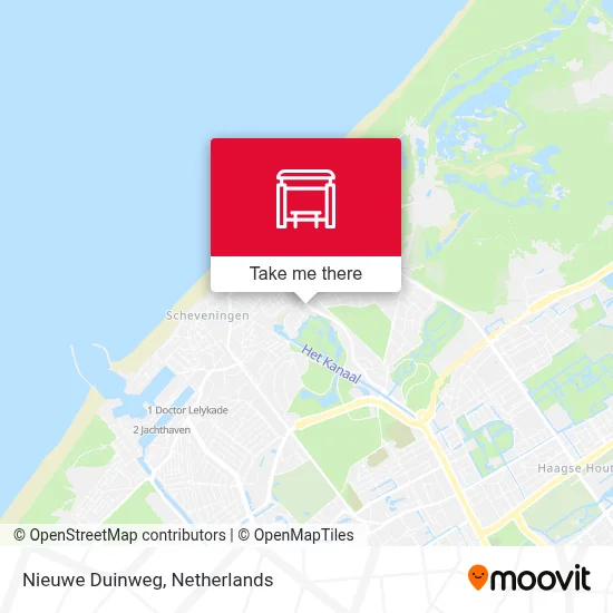Nieuwe Duinweg map