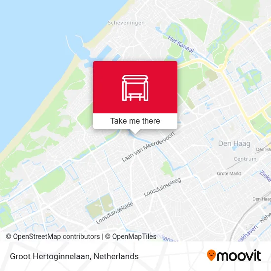 Groot Hertoginnelaan Karte