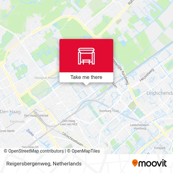 Reigersbergenweg map