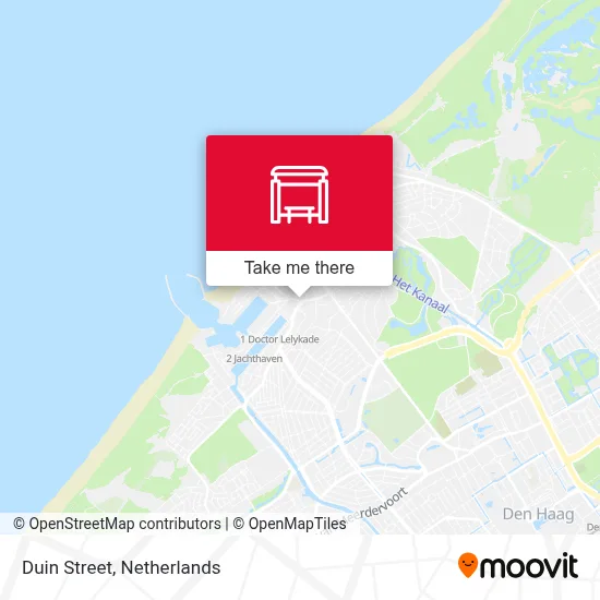 Duinstraat Karte