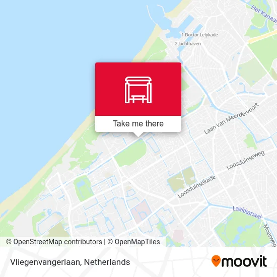 Vliegenvangerlaan map